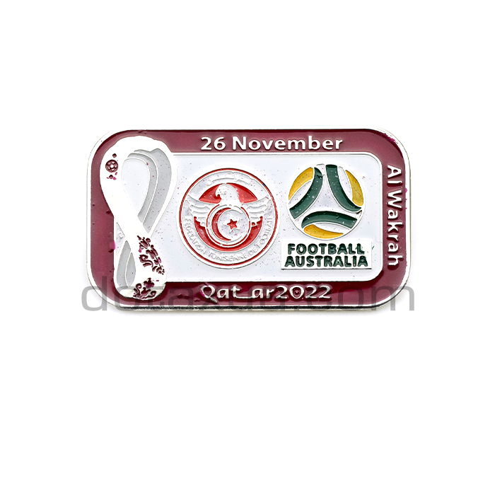 Match pin Tunisia - Australia World Cup 2022 Qatar