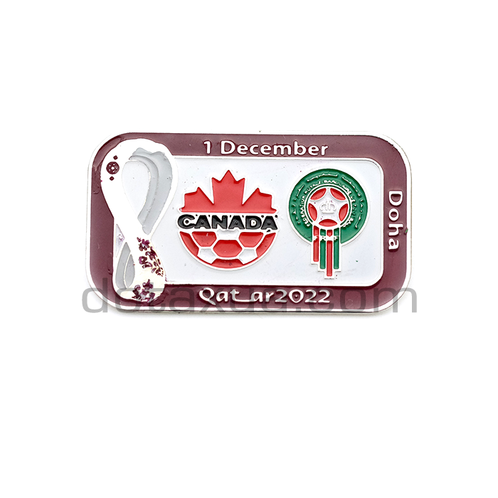 Match pin Canada - Morocco World Cup 2022 Qatar