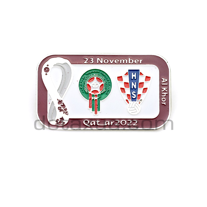 Match pin Morocco - Croatia World Cup 2022 Qatar