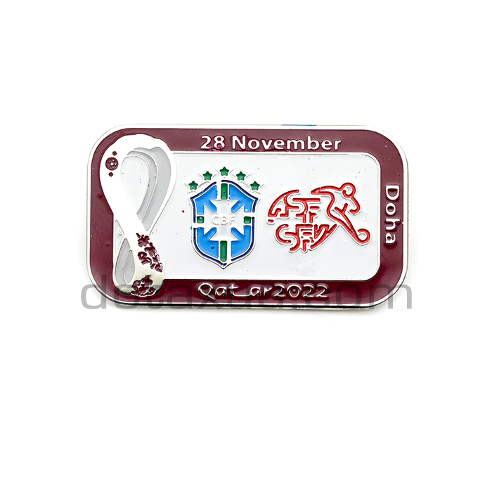 Match pin Brazil - Switzerland World Cup 2022 Qatar