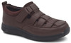 Propet Men's Diabetic Shoe Sandal Extra Depth Style Prescott MSA023L Brown