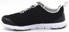 Propet Women's TravelWalker II Comfort Sneaker W3239 Black Mesh