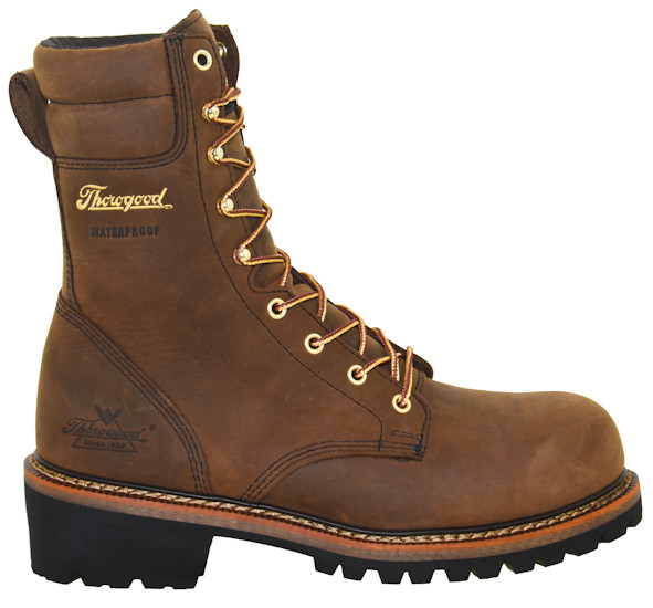 Thorogood Men's 9" Composite Toe Waterproof Logger Boot Style 8043654