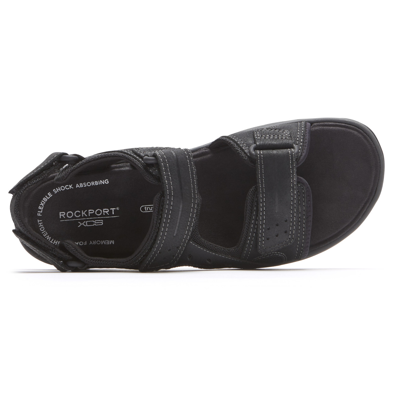 Rockport XCS Men\'s Black Outdoor Sandals Size 10.5 Rockport Mens Hayes Thong Sandals - Shoreline Shoes main image 3