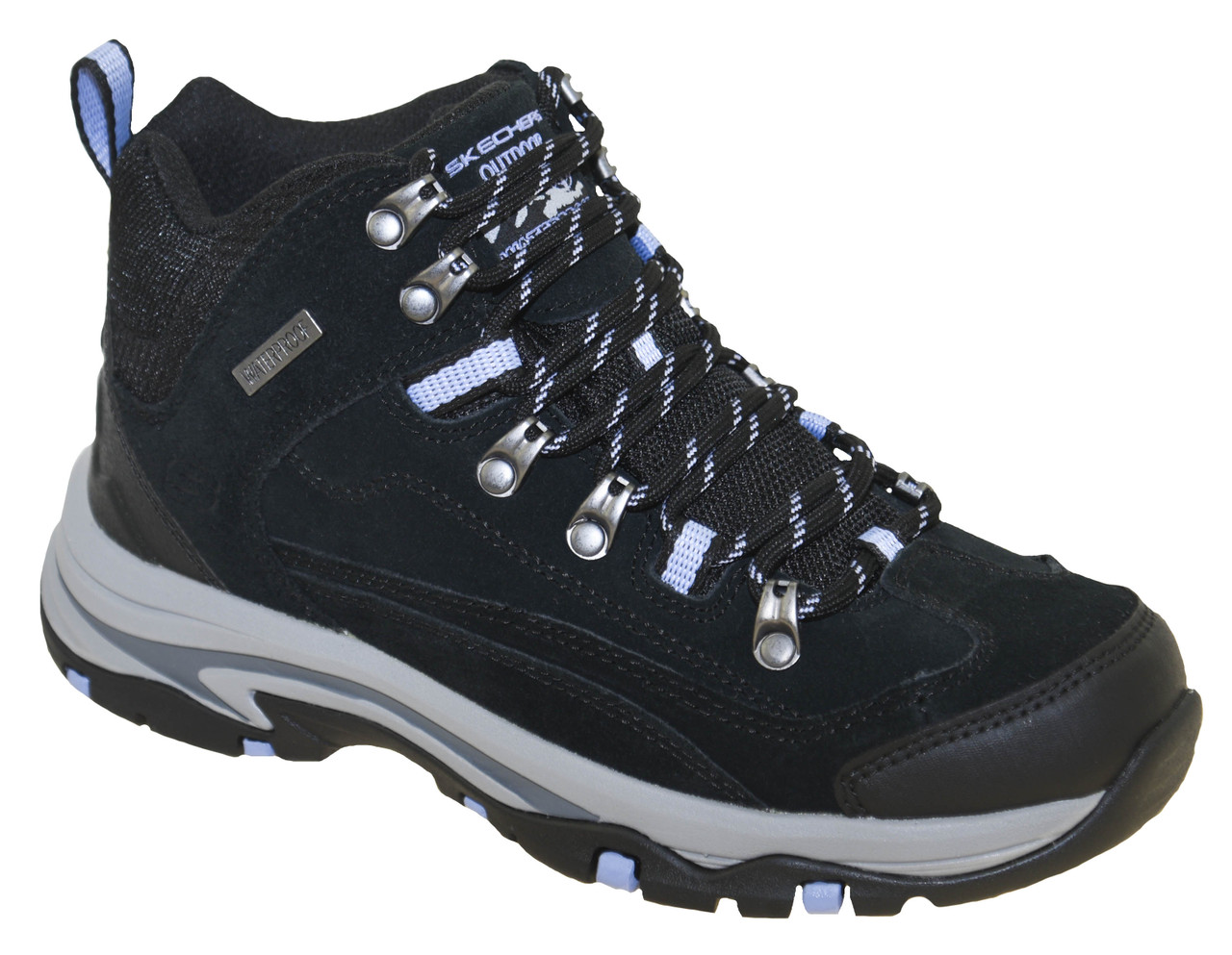 Skechers Women's Trego Alpine Trail Waterproof Hiker Style 167004 BKCC
