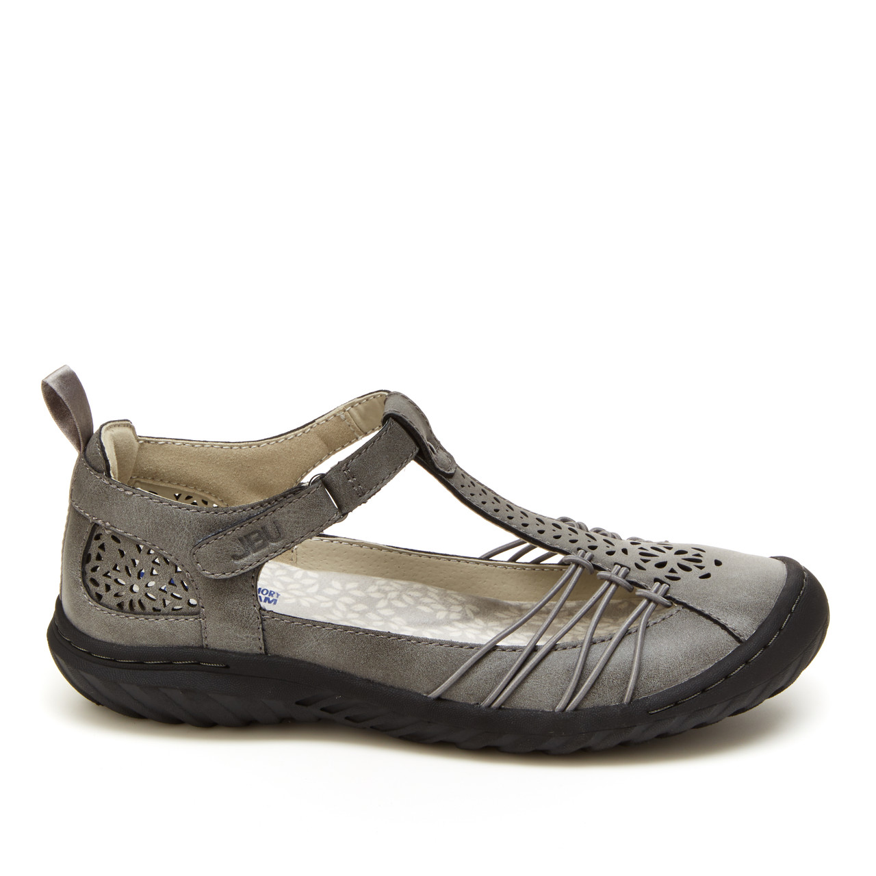 JBU by Jambu Women's Sahara Mary Jane Charcoal - Right Foot Shoes