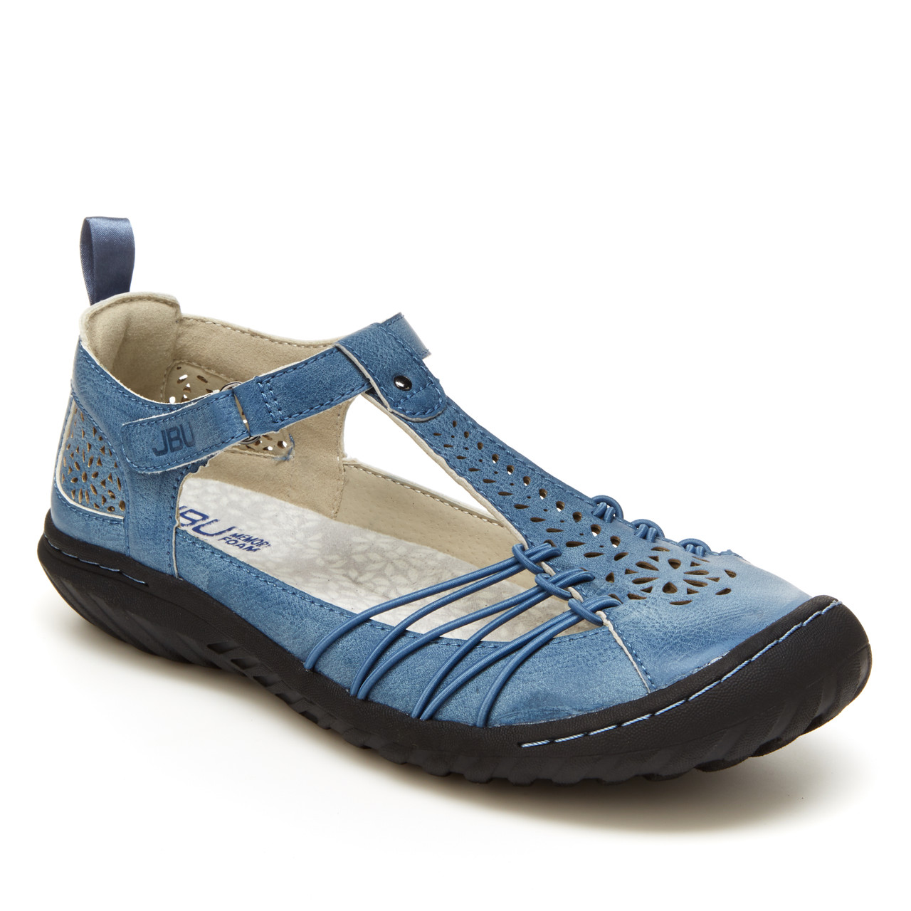 JBU by Jambu Women's Sahara Mary Jane Light Denim - Right Foot Shoes