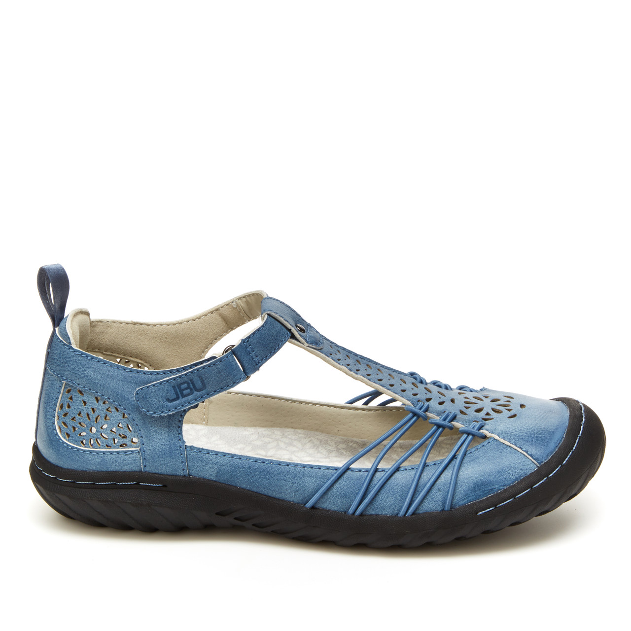 JBU by Jambu Women's Sahara Mary Jane Light Denim - Right Foot Shoes
