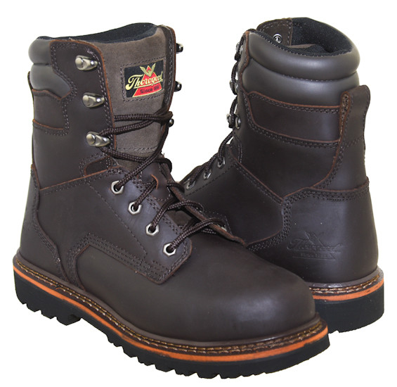 Thorogood Men's 8" Steel Toe Work Boot 8044279 Right Foot Shoes