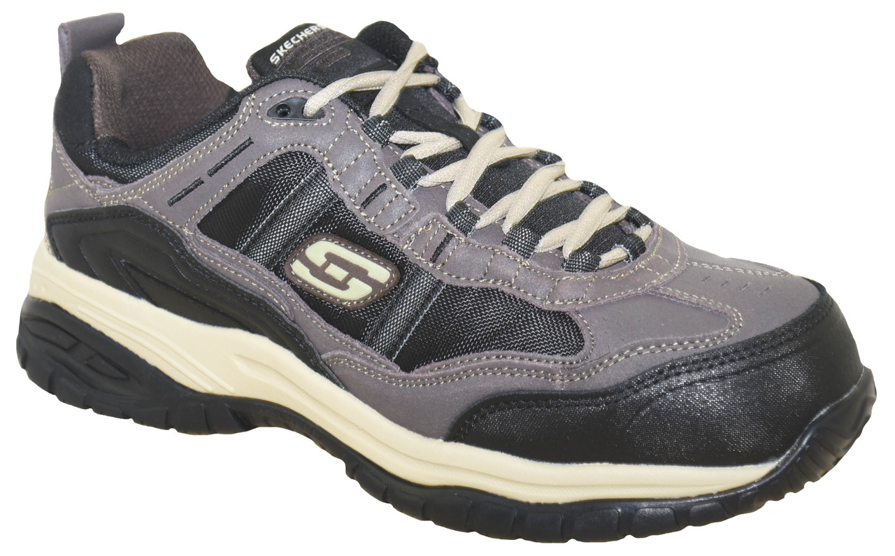 Skechers Mens Soft Stride Grinnel Composite Toe Work Shoe 77013 Brbk