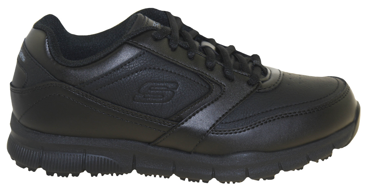 Skechers Women's Nampa- Wyola Slip-Resistant Work Shoe 77235 BLK