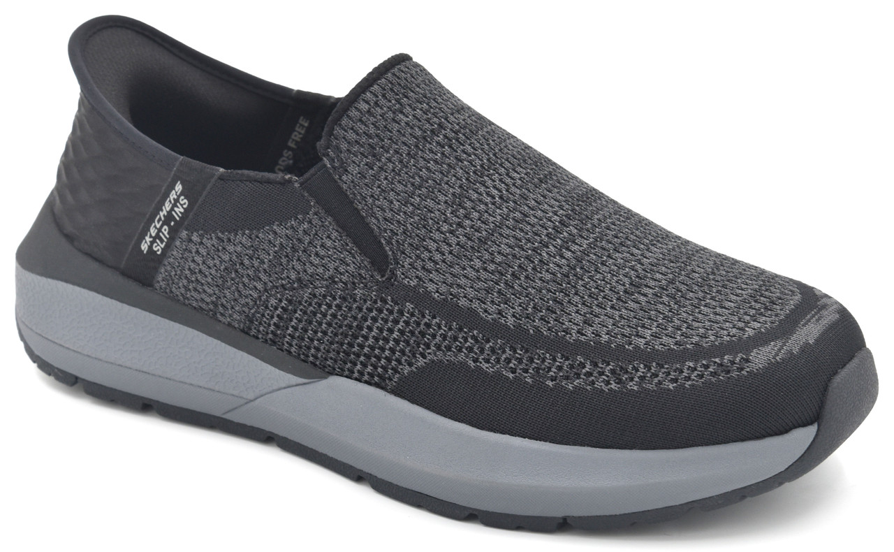 Skechers Men's Neville - Rovelo Slip-In Loafer 210546 BLK - Right