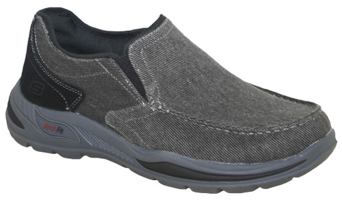 Skechers Men's Arch Fit Motley Rolens Slip-On Loafer 204178 BLK