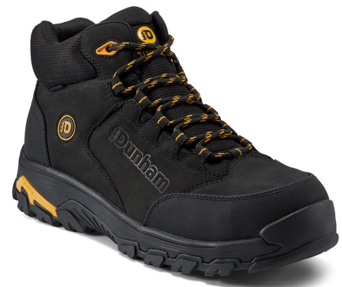 Dunham Men's Stone Composite Toe Waterproof Hikers Black 001