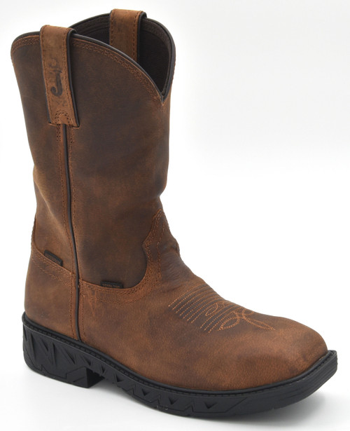 Justin Men's 11" Steel Toe Wateproof Pull-On Boots PD4067