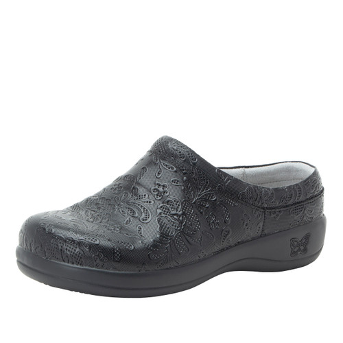 Alegria Women's Kayla Professional Clogs Hello Doily KAY-163