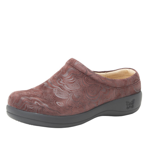 Alegria Women's Kayla Professional Clogs Swirling Brown KAY-6618
