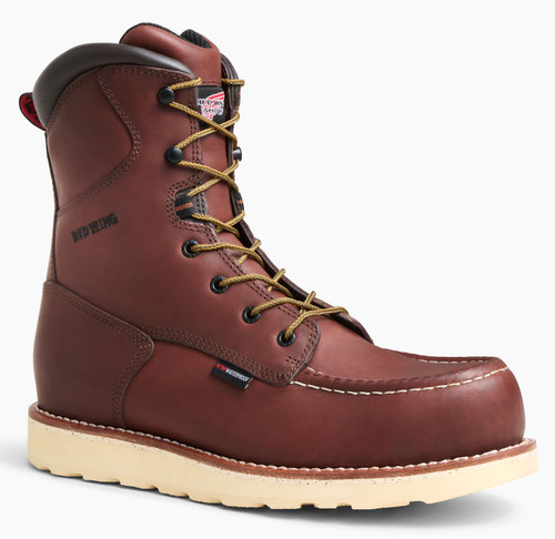 Red Wing Men's Traction Tred 8" Safety Toe Waterproof Work Boots 2418