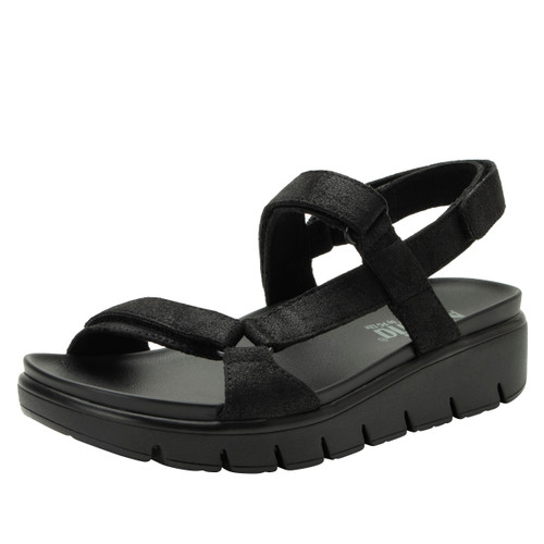 Alegria Women's Henna Sandals They Call Me Mellow Black HEN-6142
