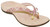 Vionic Women's Rest Bella II Toe Post Sandal Chevron Dusty Pink
