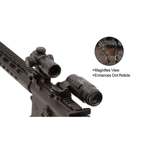 UTG 3X Magnifier with Flip-to-side QD Mount W/E Adjustable