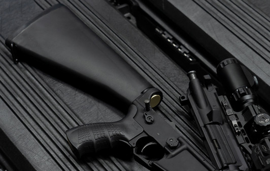 UTG Model 4 AR 15 Complete A2 Fixed Stock Assembly in Black