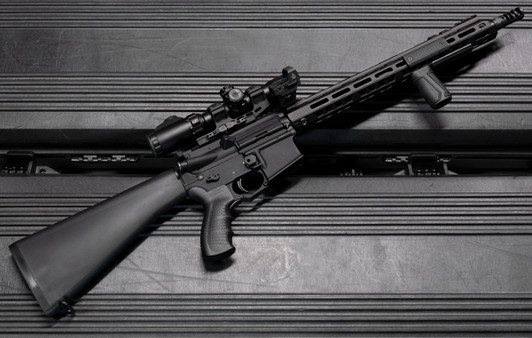 UTG Model 4 AR 15 Complete A2 Fixed Stock Assembly in Black