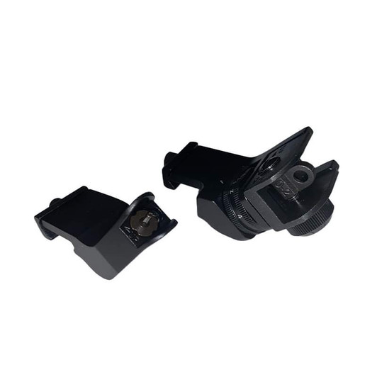 Aluminum 45 Degree Fixed Offset Front and Rear Sight Set