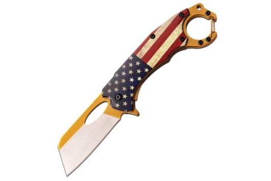 MTech USA Linerlock A/O Flag
