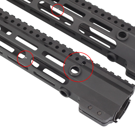 JE Machine Tech AR-15 M-LOK Versatile Free Float Handguard