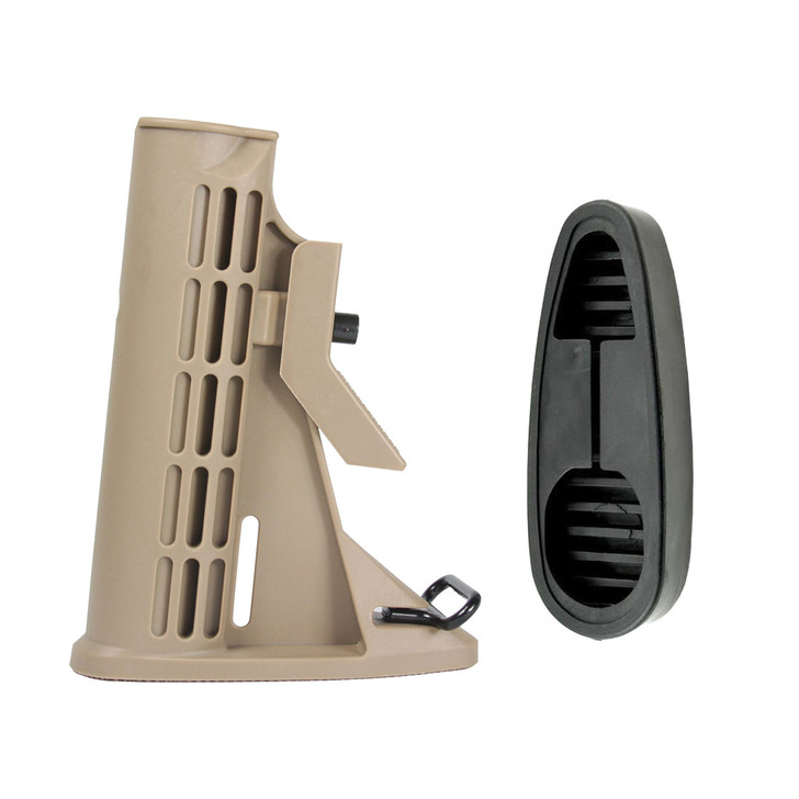 Commercial Spec AR15 Buttstock with Butt Pad