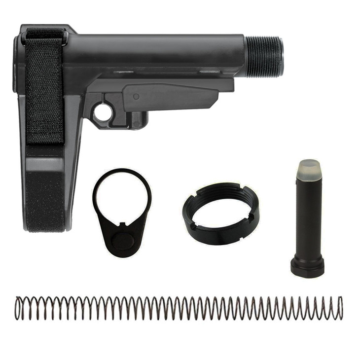 SBA3 Pistol Stabilizing Brace with Receiver Extension and Buffer Combo Kit