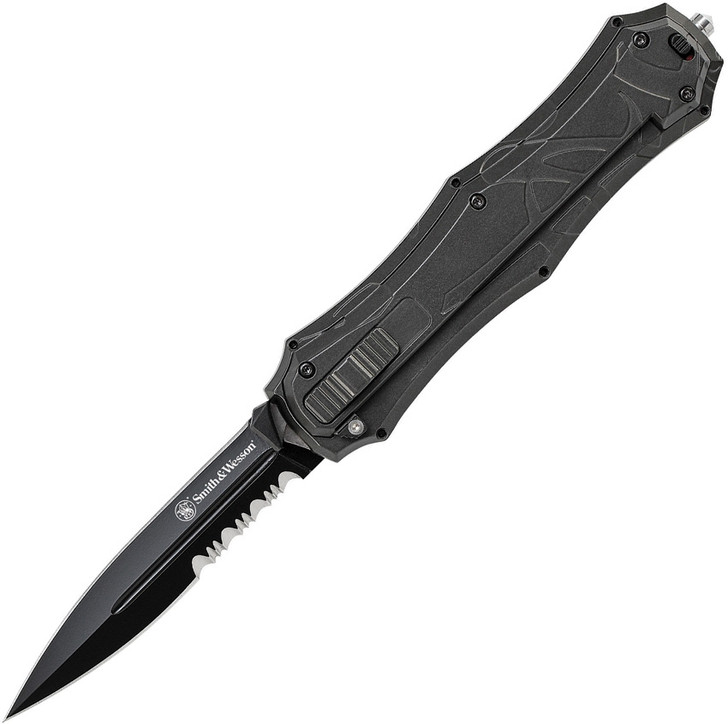 SMITH & WESSON ASSISTED OPENING OTF PARTIALLY SERRATED