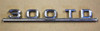 Genuine Mercedes-Benz Rear Hatch Chrome 300TD Model Emblem W123 Wagon Genuine Mercedes-Benz Rear Hatch Chrome 300TD Model Emblem W123 Wagon