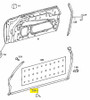 Genuine Mercedes-Benz Door Seal Left Lower, New OEM R107 SL C107 SLC