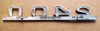 Genuine Mercedes-Benz Trunk Lid Chrome 240D Model Emblem W123 Sedan Genuine Mercedes-Benz Trunk Lid Chrome 240D Model Emblem W123 Sedan
