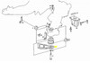 Genuine Mercedes-Benz Rear Subframe Mounting Bracket Left C107 R107 W114 W115 W123