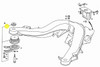 Meyle Rear Subframe Mount Kit New W126 86-91