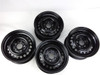 Genuine Mercedes-Benz Steel Wheels Sandblasted and Repainted 14x6, Set of 4