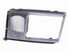 Genuine Mercedes-Benz Headlight Bezel Door w/ Fog Light Lens, Left New OEM W124 84-93 US
