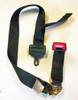 Genuine Mercedes-Benz Rear Seat Lap Belt and Receiver w/ Hole Buckle, Center W123 Coupe Sedan 83-85