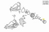 Genuine Mercedes-Benz CV Axle Spline Rear New OEM W124 W126 R129 W140 W210