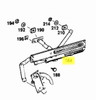 Genuine Mercedes-Benz Lever for Manual Window Regulator, Left New OEM W113 SL Genuine Mercedes-Benz Lever for Manual Window Regulator, Left New OEM W113 SL