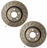 Brembo Rear Premium Brake Rotor Pair New Brembo for Mercedes SLK55 CLA45 GLA45 AMG Brembo Rear Premium Brake Rotor Pair New Brembo for Mercedes SLK55 CLA45 GLA45 AMG