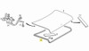 Genuine Mercedes-Benz Aluminum Trunk Lid Seal New OEM W126 Sedan