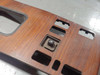 Genuine Mercedes-Benz Shifter Console Surround Wood Trim Zebrano W124 Early