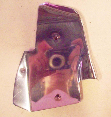 Genuine Mercedes-Benz Chrome Door Jamb Trim Plate, Right W123 Coupe Genuine Mercedes-Benz Chrome Door Jamb Trim Plate, Right W123 Coupe