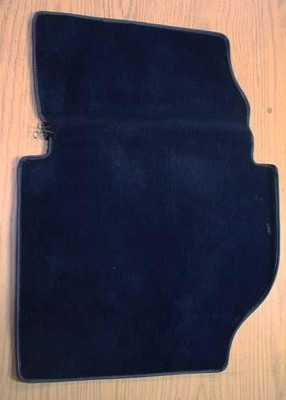 Genuine Mercedes-Benz Carpet Rear Left Blue Velour W123 Sedan 77-79