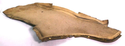 Genuine Mercedes-Benz Center Console Carpet Panel Right Parchment Loop W123 Sedan Wagon 77-79