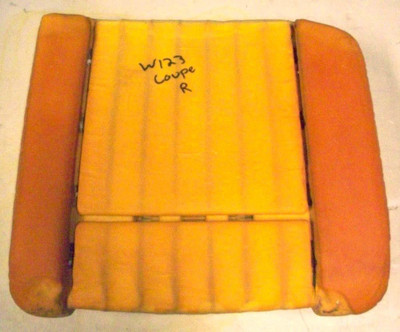 Genuine Mercedes-Benz Rear Seat Bottom Cushion Foam Left W123 Coupe Genuine Mercedes-Benz Rear Seat Bottom Cushion Foam Left W123 Coupe